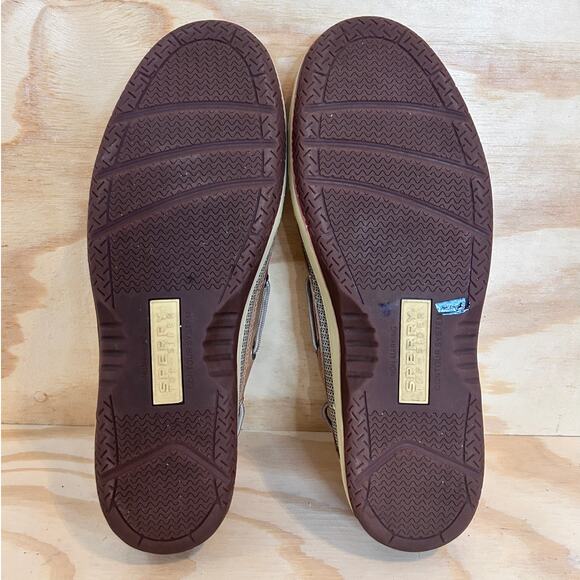 Sperry Tan and Cream Boat Shoes - Picture 8 of 9